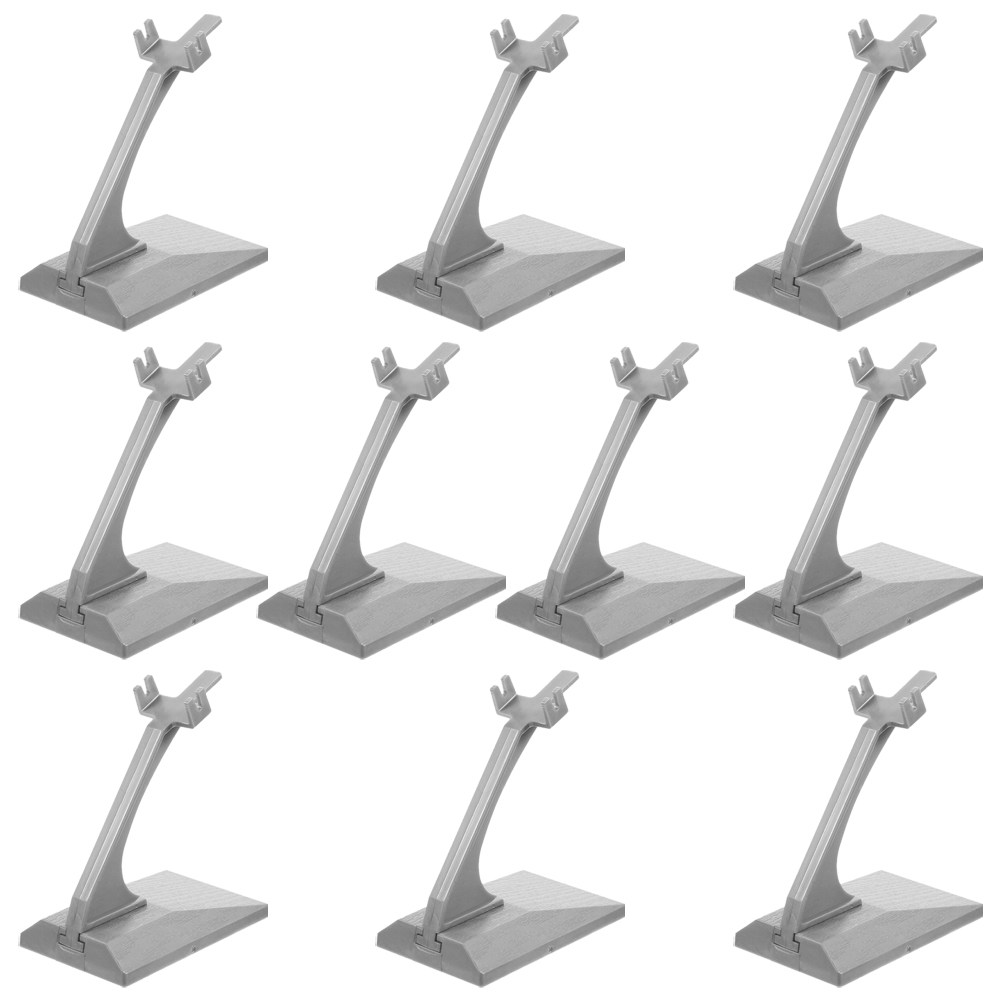 Model Airplane Plastic - 10 Buah Stand Display Pesawat Terbang