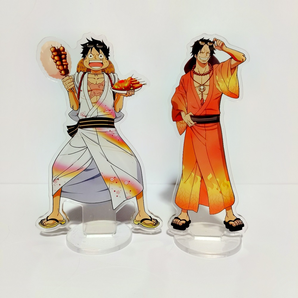 Action Figure Stand - Mainan Dekorasi anak, dudukan akrilik Luffy