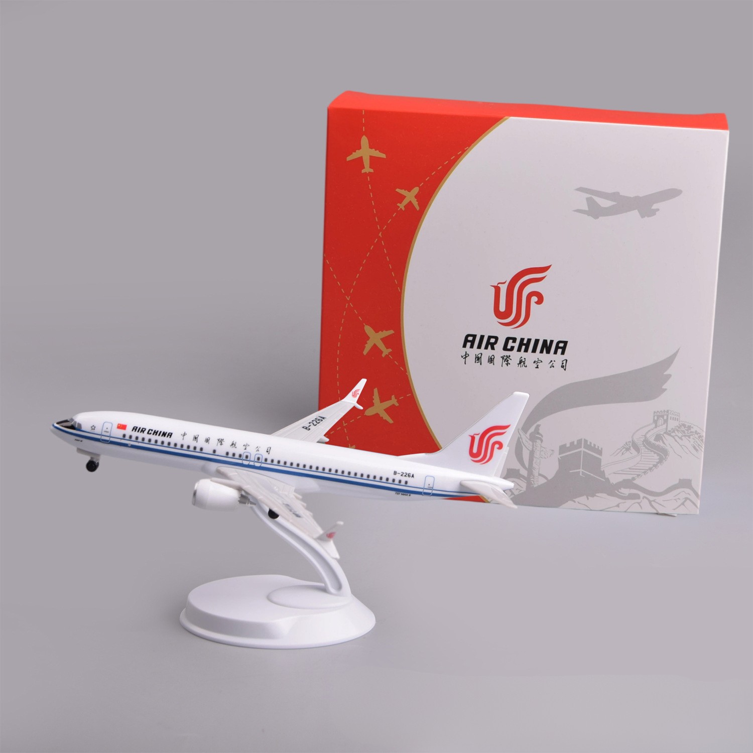 Model Airplane Plastic - Model Pesawat Miniatur Plastik Air China
