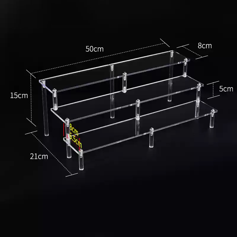 Rak Pajangan Riser Akrilik, Du - Pop Display Shelf ulasan dan harga